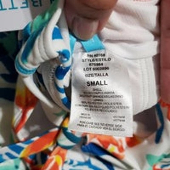 Women's Slimming Control Tropical Print - Small - Picture 7 of 8